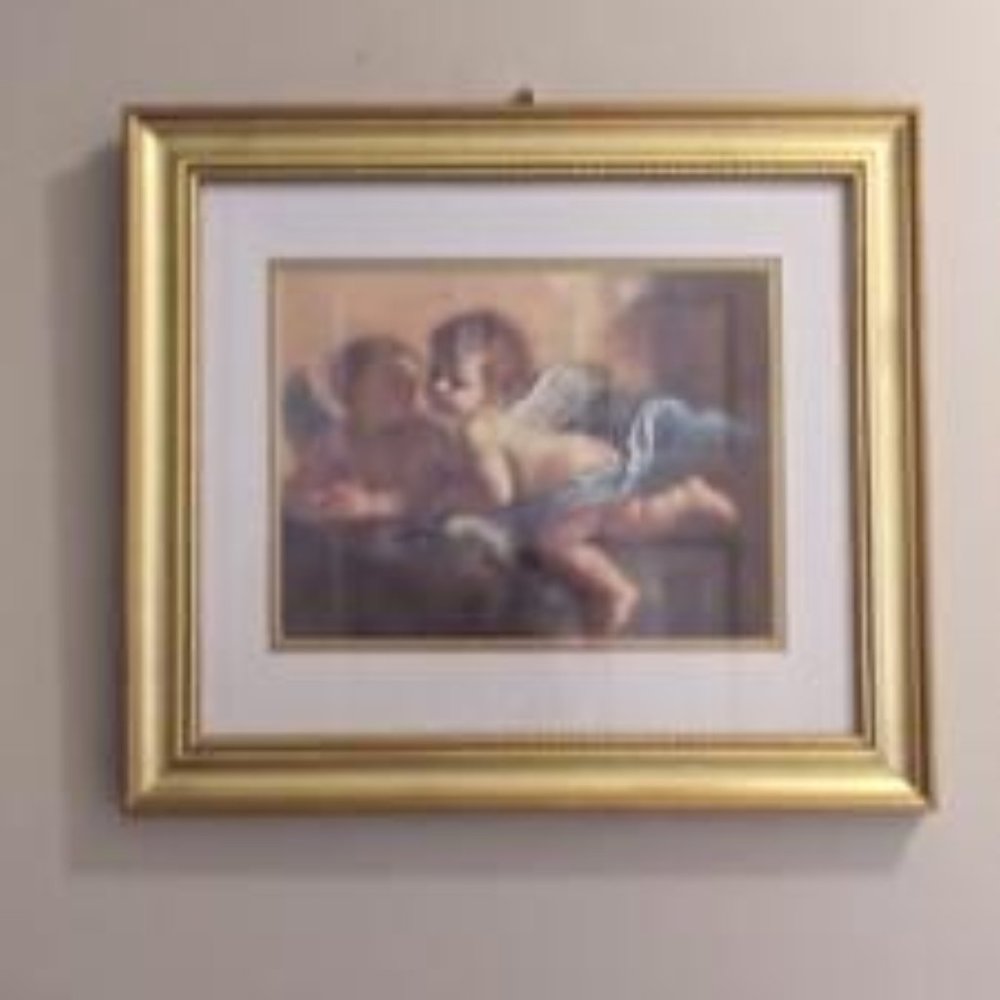 Classic Baby Angels Framed Print